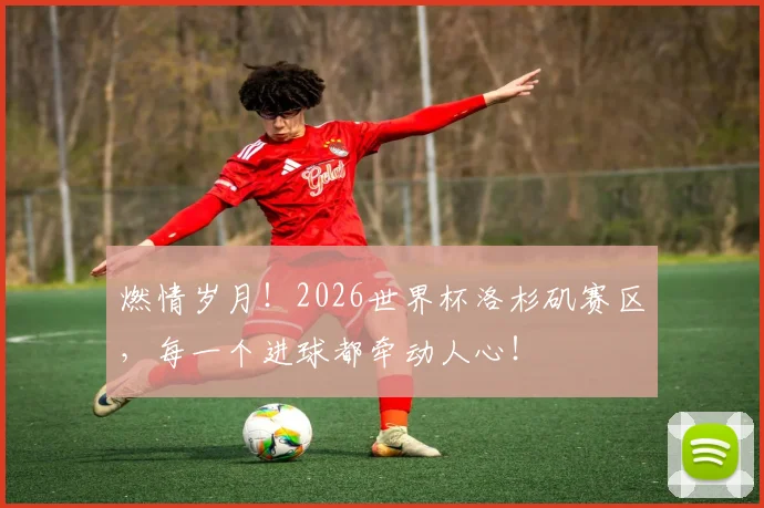 燃情岁月！2026世界杯洛杉矶赛区，每一个进球都牵动人心！